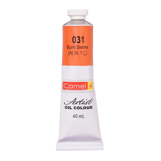 Camel Artist Oil Colour Tube 40ml, Burnt Sienna-031