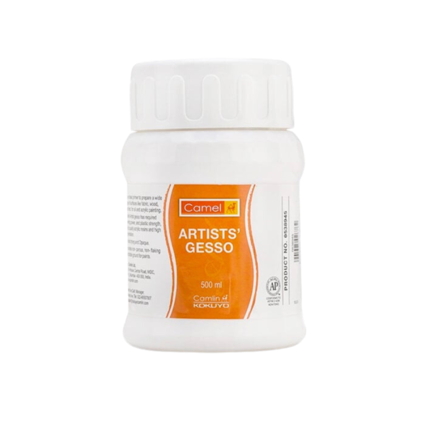 500ml jar of white acrylic gesso primer