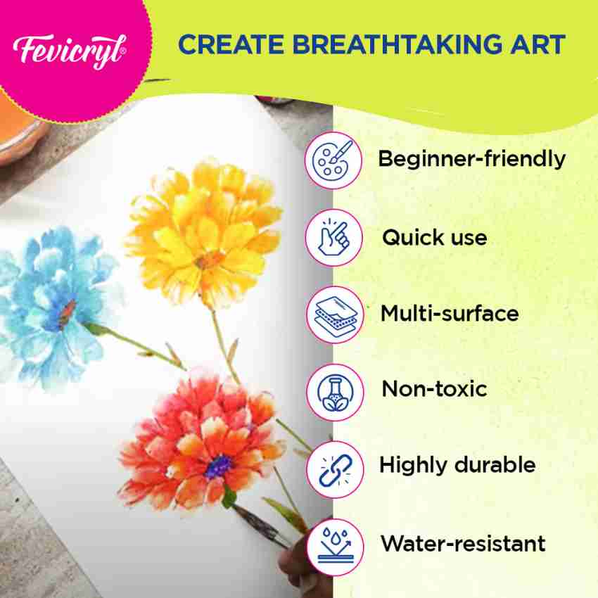 Pidilite Fevicryl Acrylic Colour 100ml, White-27