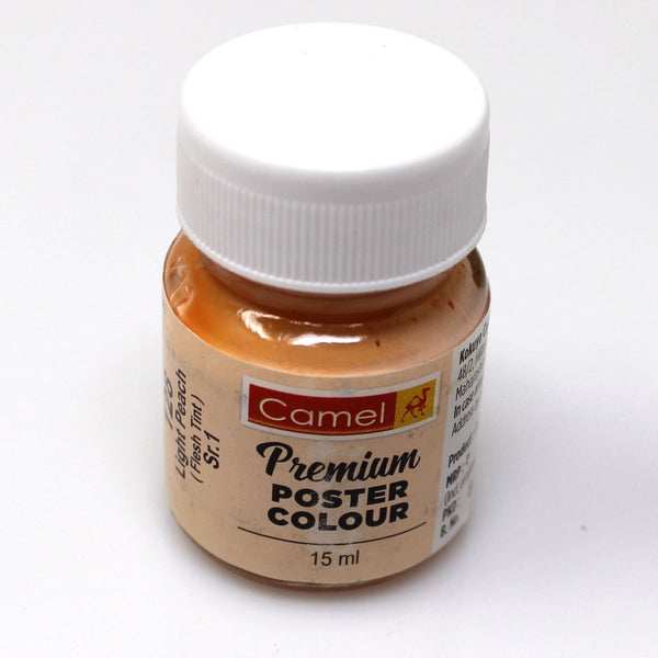 Tube of Camel Premium Poster Colour 15ml in light peach