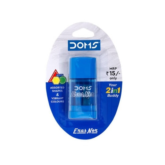 Doms Erasner 2 in 1, Eraser + Sharpener