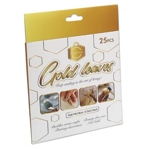 Keep Smiling Gold Leaves, 25 Leaves