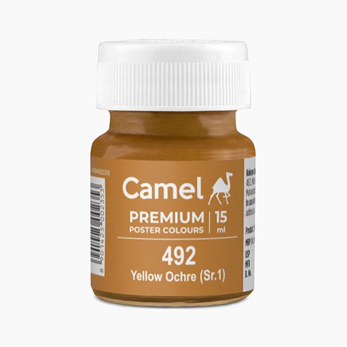 Camel Premium Poster Colour 15ml, Series 1, Yellow Ochre-492