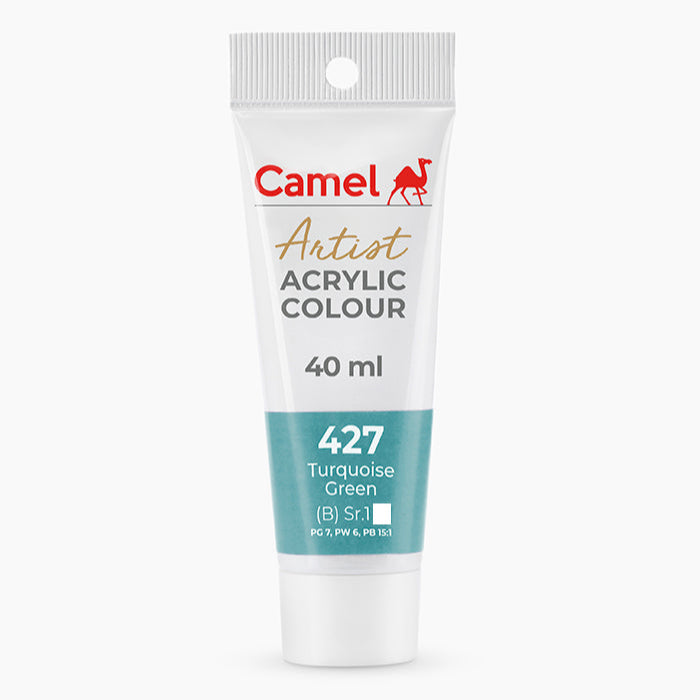 Camel Artist Acrylic 40ml, S1, Turquoise Green-427
