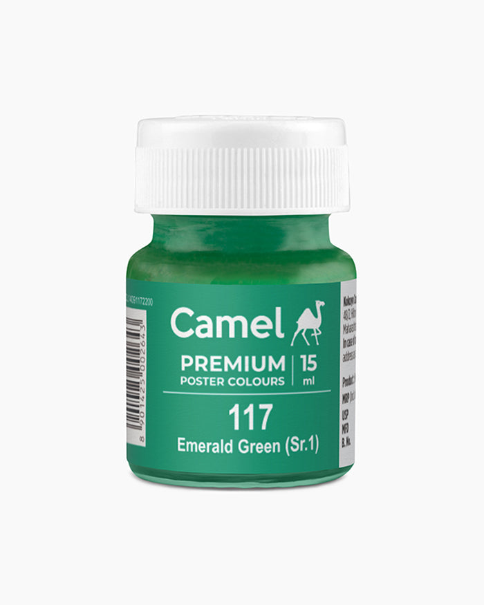 Camel Premium Poster Colour S1 15ml, Emerald Green-117