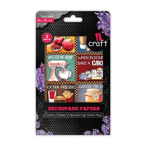 iCraft Decoupage Papers, Kitchen #3013
