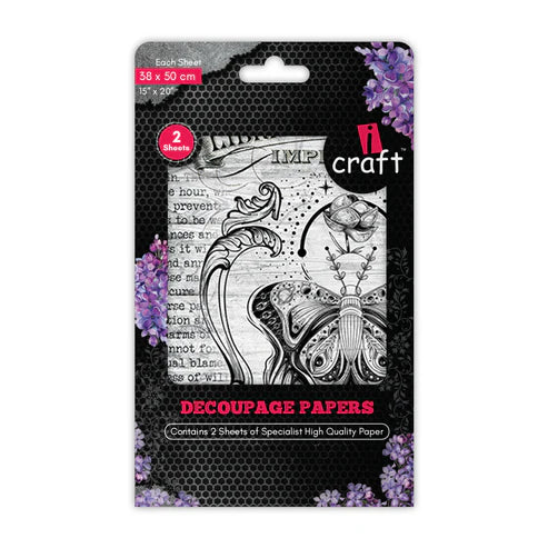 iCraft Decoupage Papers Vintage #3034