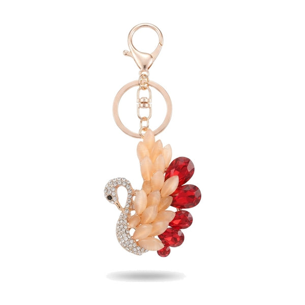 Keychain Diamond Peacock