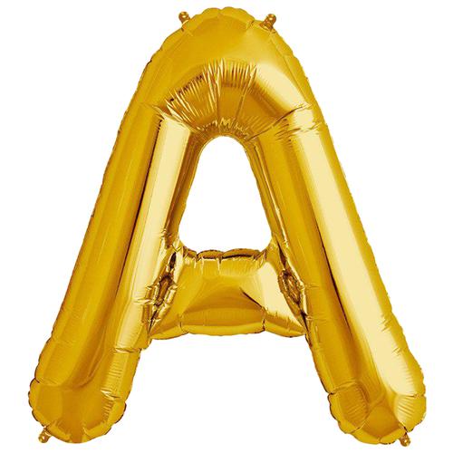 Alphabet Foil Balloon 16 inches, Letter A
