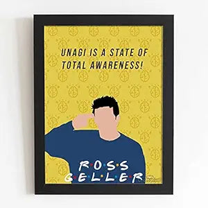 Craftolive FRIENDS TV Series Ross Geller Wall Frame - PSTRN89-F