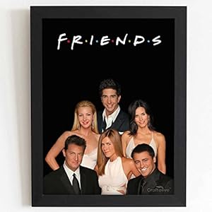 Craftolive FRIENDS TV Series Classic Black Wall Frame - PSTRN122