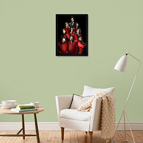 Craftolive Money Heist Team Wall Frame - PSTRN75