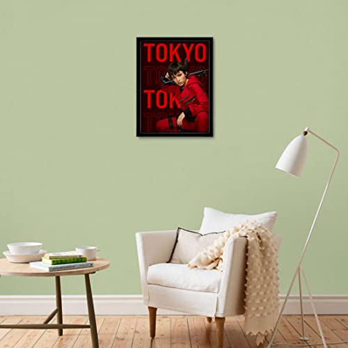 Craftolive Money Heist Character Tokyo Wall Frame - PSTRN77