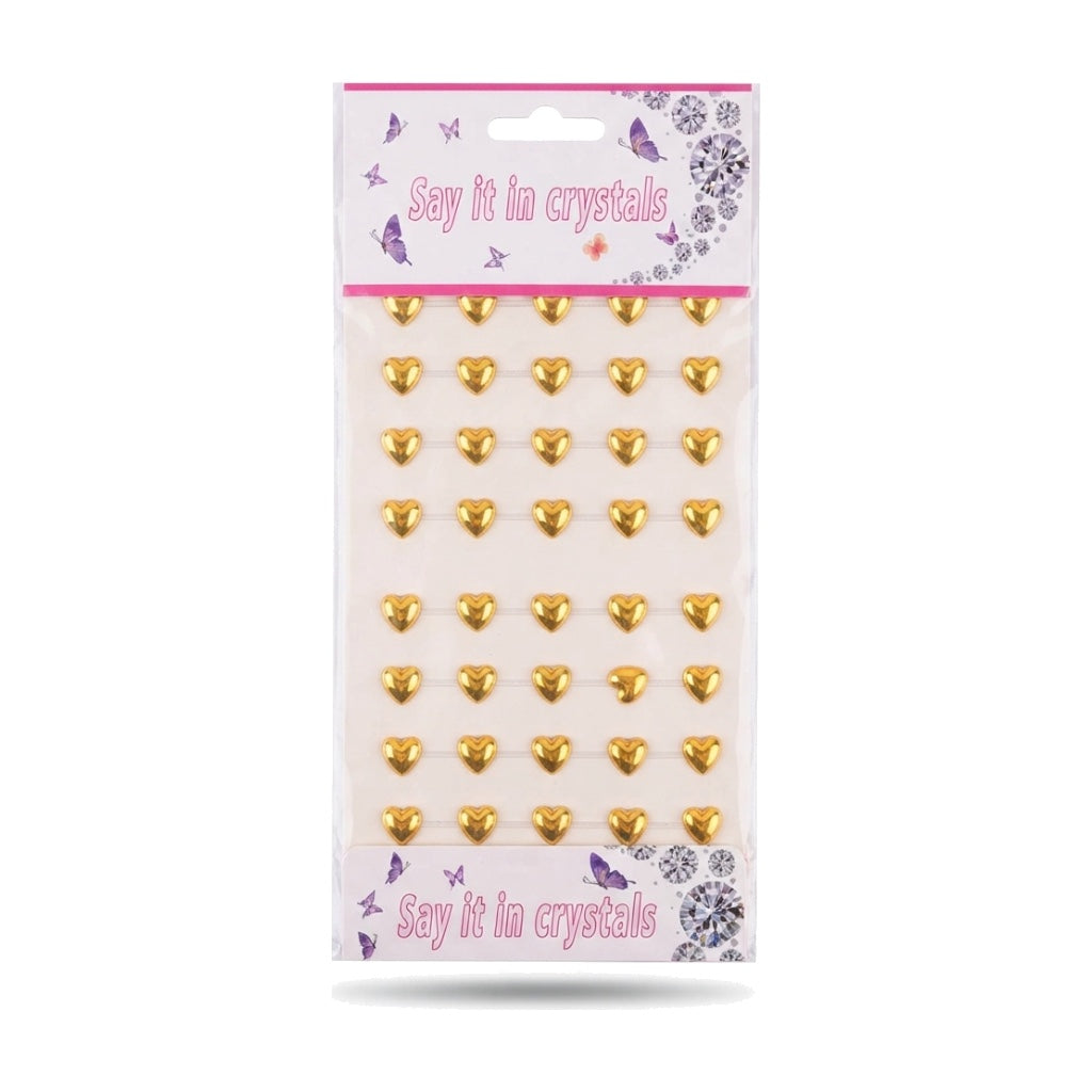 SIIC Golden Heart Stickers 10mm