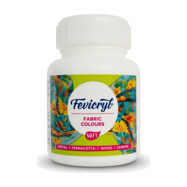 Fevicryl Fabric Colour Soft 100ml, White-506