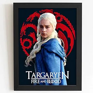 Craftolive Game of Thrones Daenerys Targaryen Khaleesi Wall Frame - PSTRN92