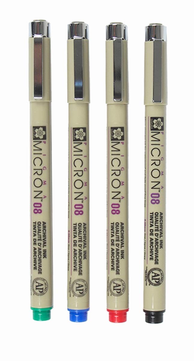 Sakura Pigma Micron Multicolour 005, Pack of 4