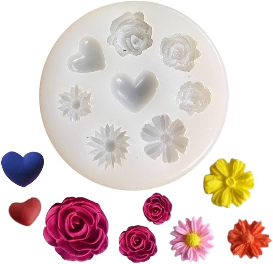 Silicone Mould Flowers Small 6C #RAWS-529