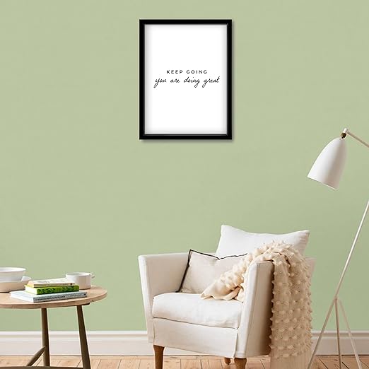 Craftolive Minimal Positive Motivation Quote Keep Going Wall Frame - PSTRN113