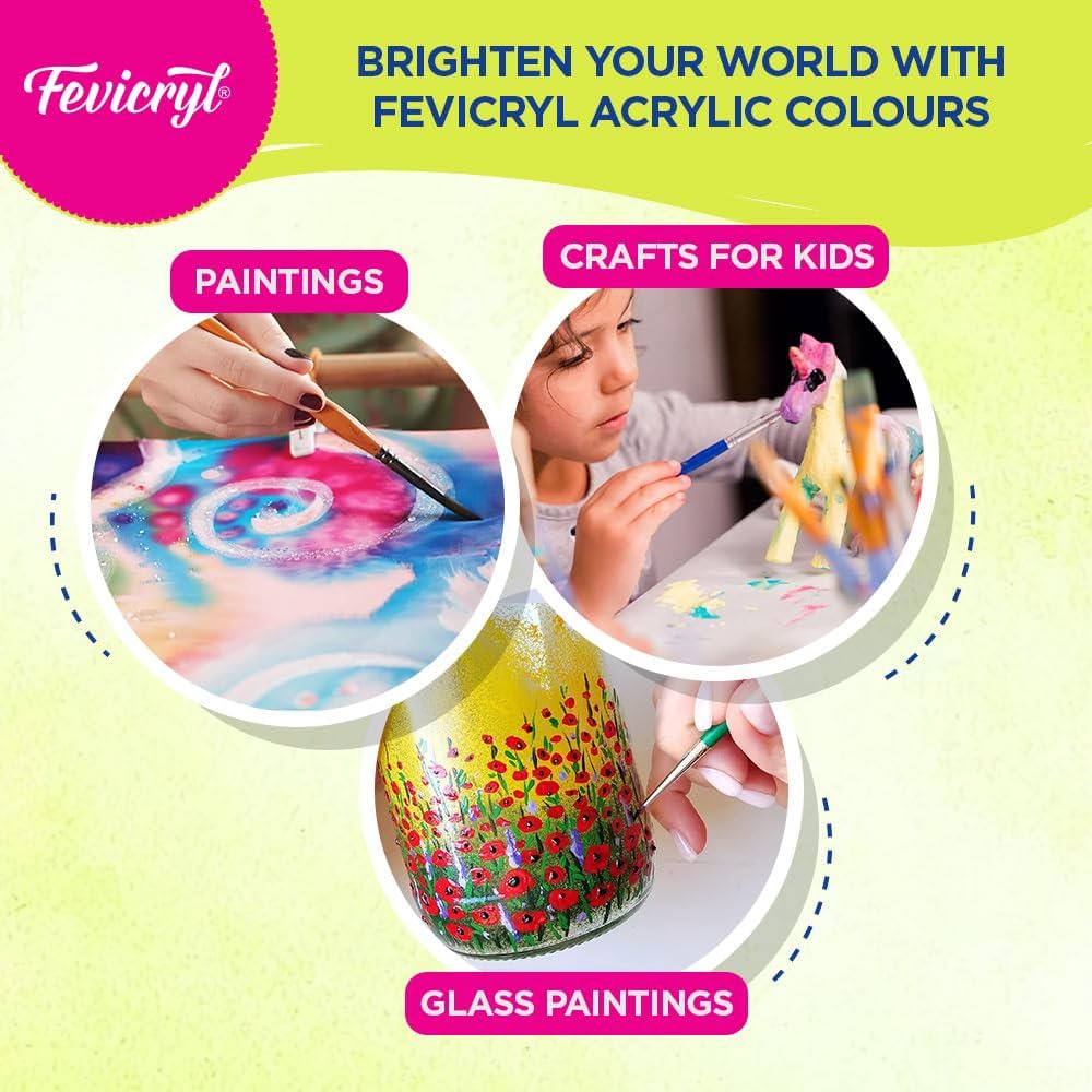 Pidilite Fevicryl Acrylic Colour 100ml, White-27