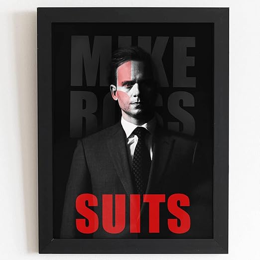 Craftolive Suits Mike Ross Wall Frame - PSTRN87