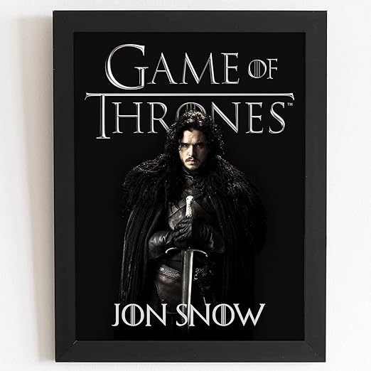 Craftolive Game of Thrones Jon Snow Wall Frame - PSTRN97