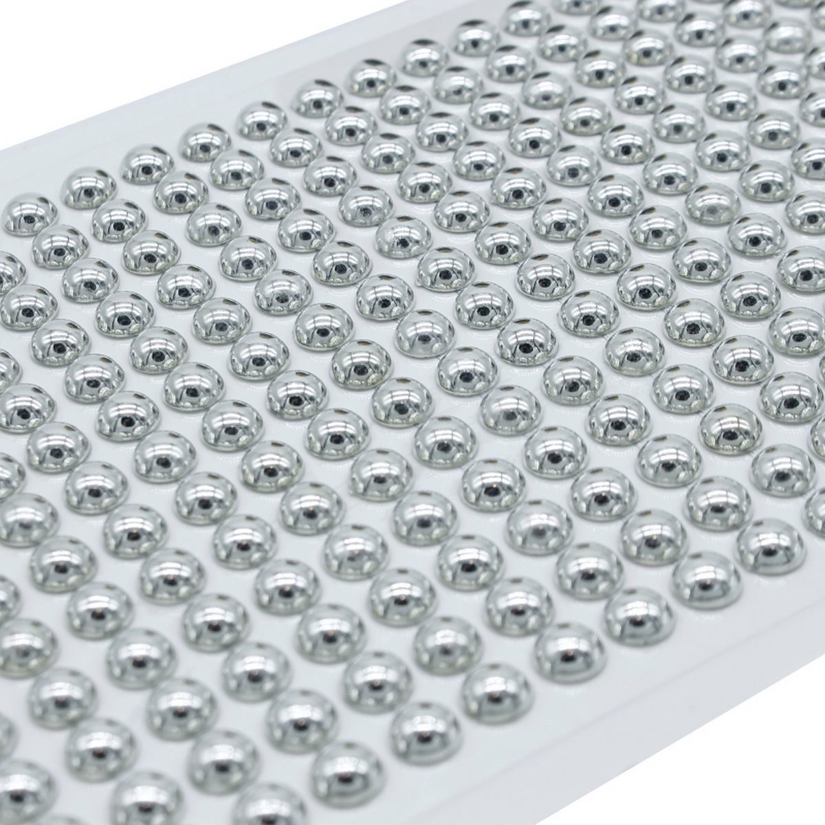 Silver Beads Stickers 4mm