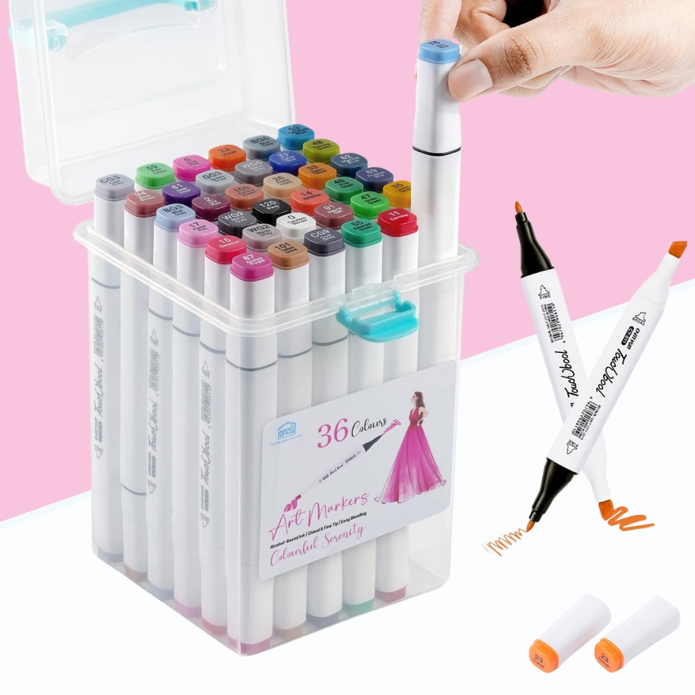 Alcohol Sketch Markers, 36 Shades