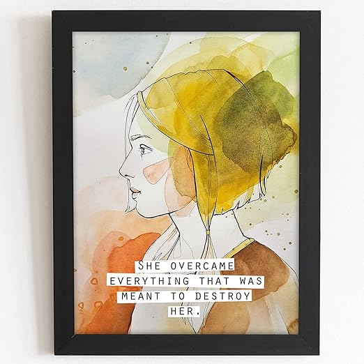 Craftolive Girl Quote Wall Frame - PSTRN90