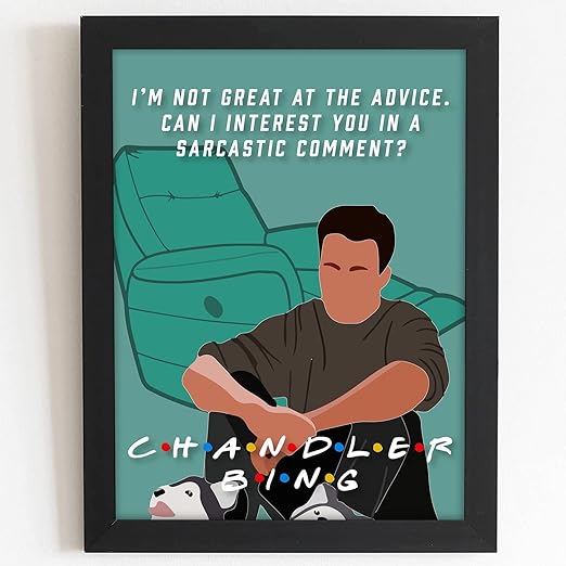 Craftolive FRIENDS TV Series Chandler Bing Wall Frame - PSTRN89