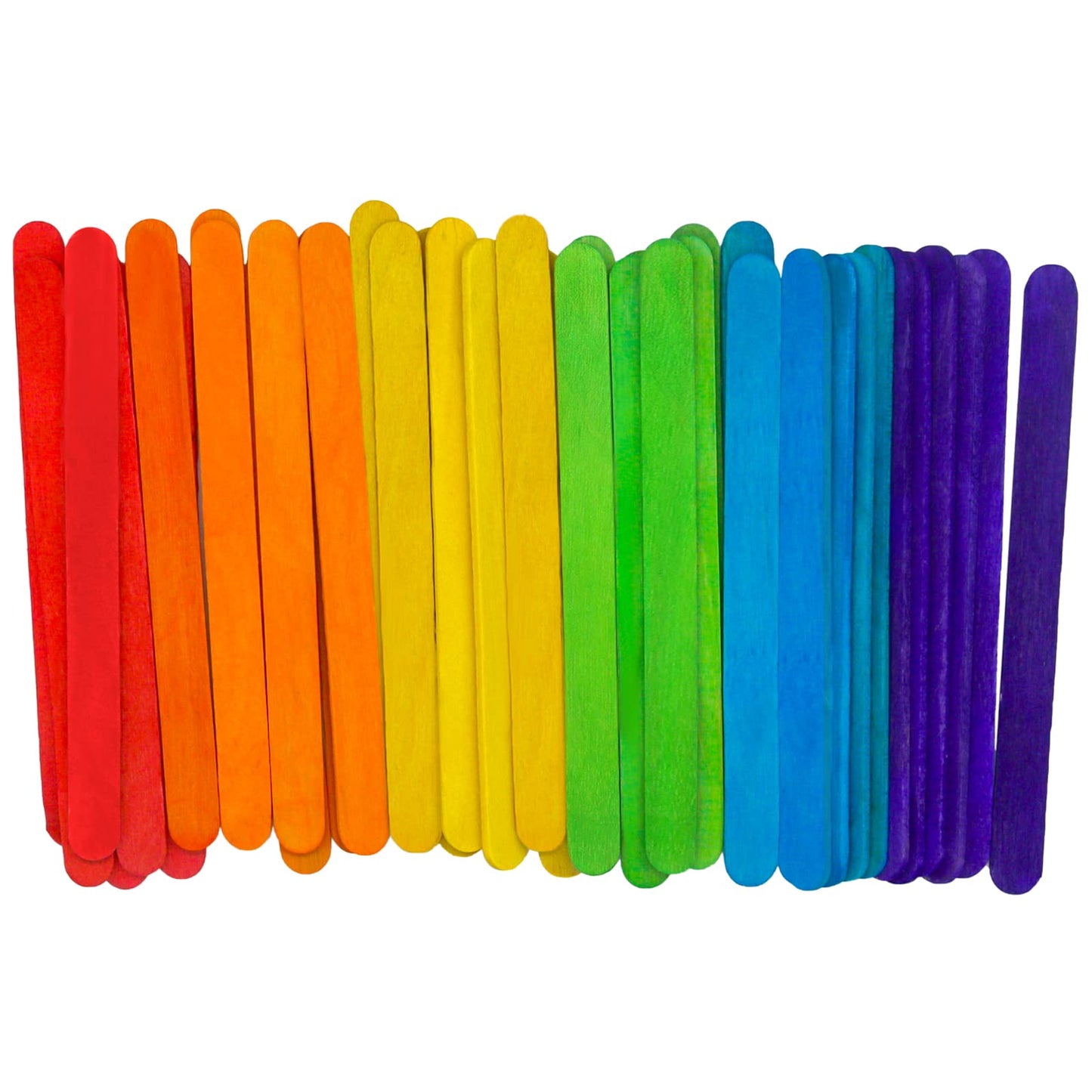 Popsicle Ice-cream Sticks, Small, Coloured