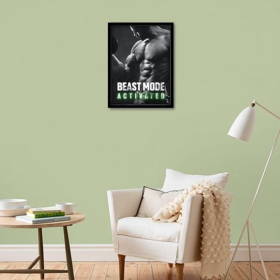 Craftolive Gym Workout Motivation Fitness Wall Frame - PSTRN109