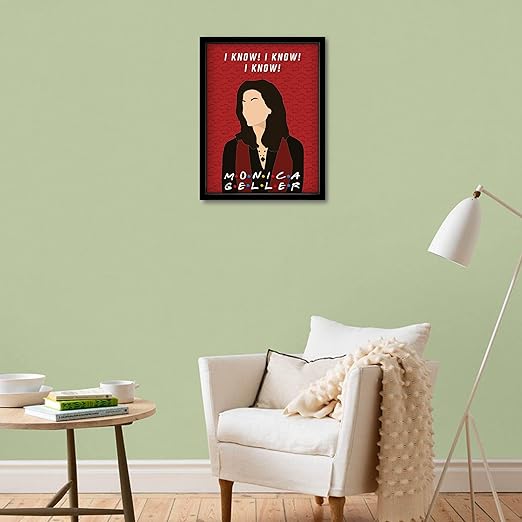 Craftolive FRIENDS TV Series Monica Geller Wall Frame - PSTRN89-B