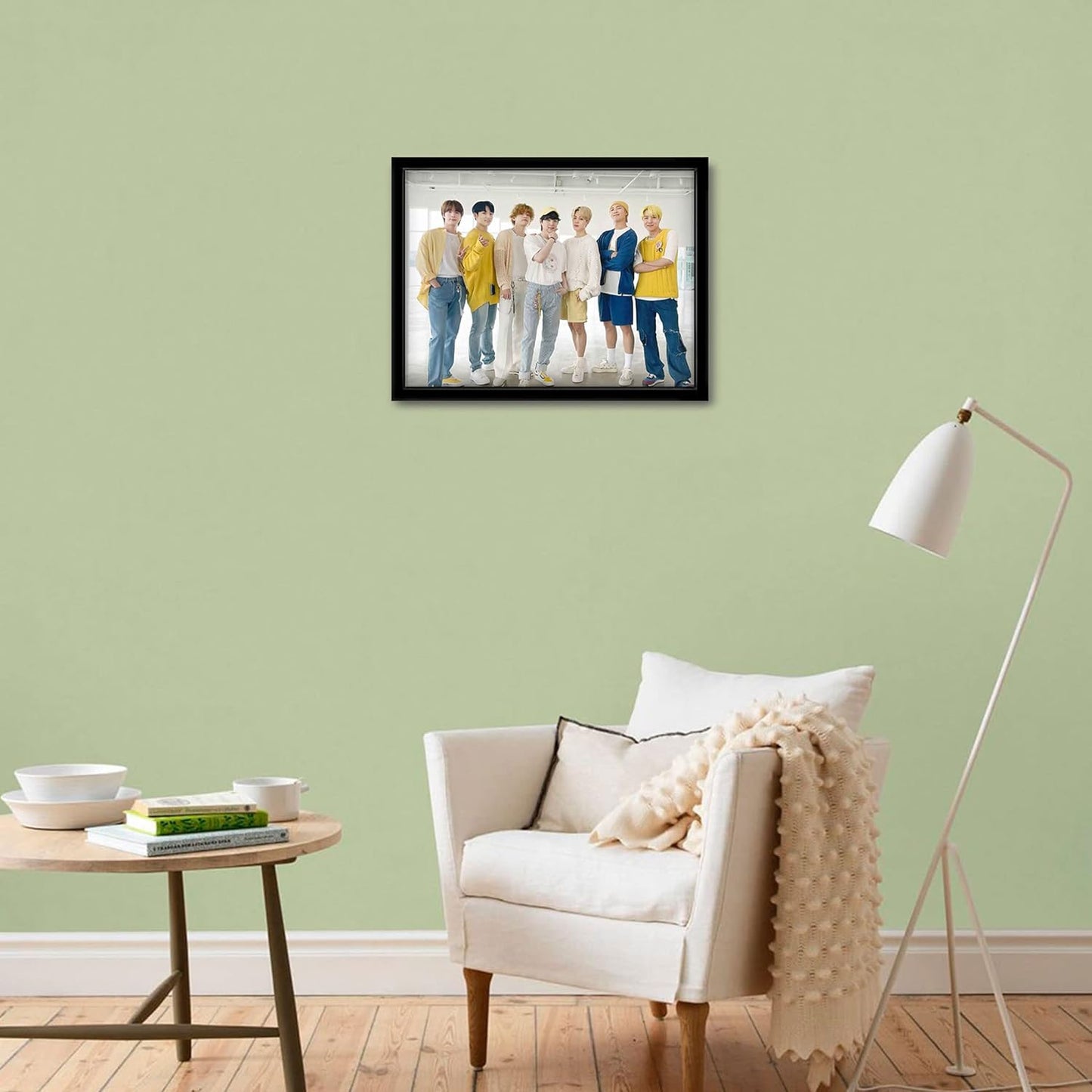 Craftolive KPop BTS Group Wall Frame - PSTRN09E