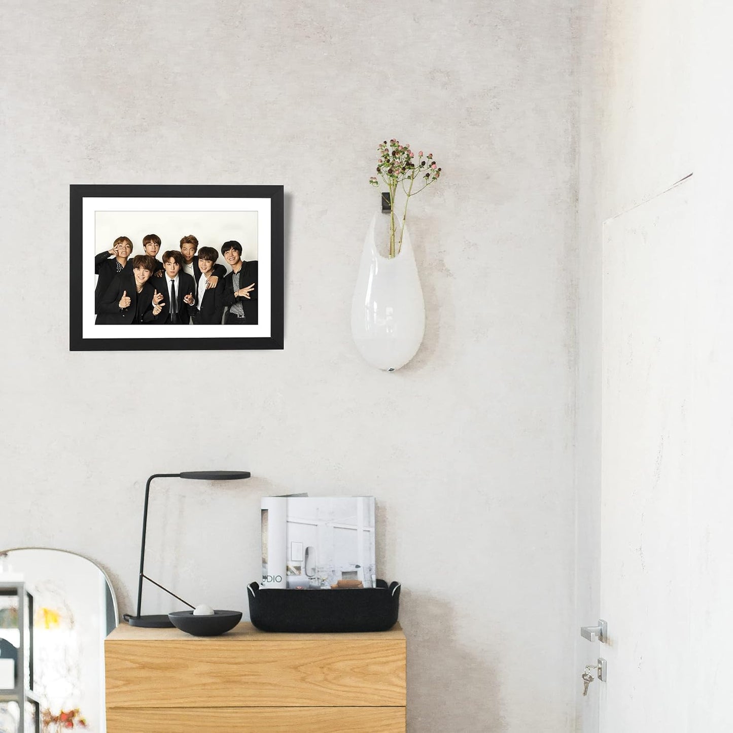 Craftolive KPop BTS Group Wall Frame - PSTRN09