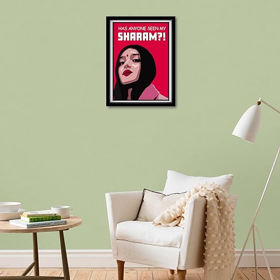 Craftolive Modern Stree Woman, Girl Power Wall Frame - PSTRN107