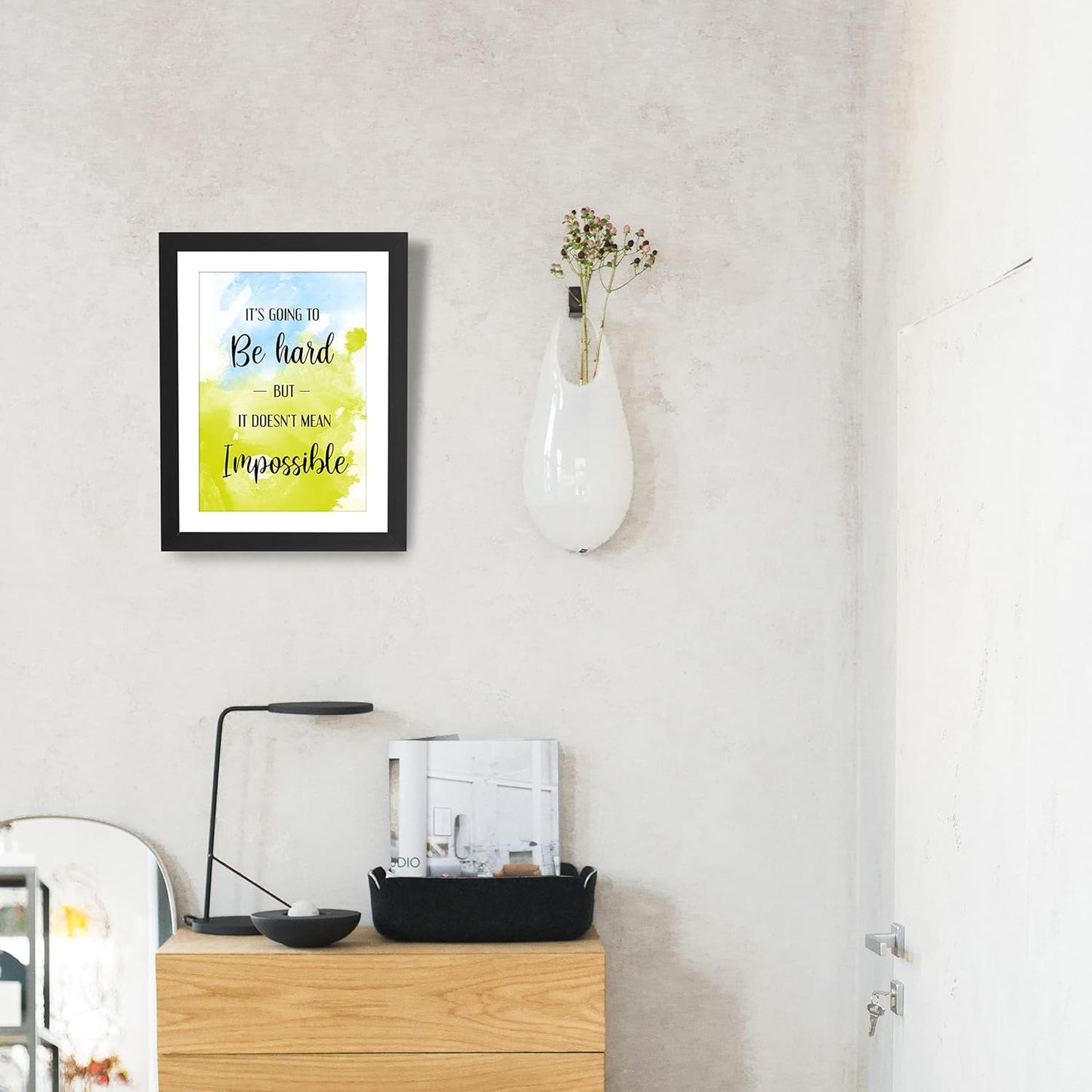 Craftolive Life Quote Motivational Typography Wall Frame - PSTRN22