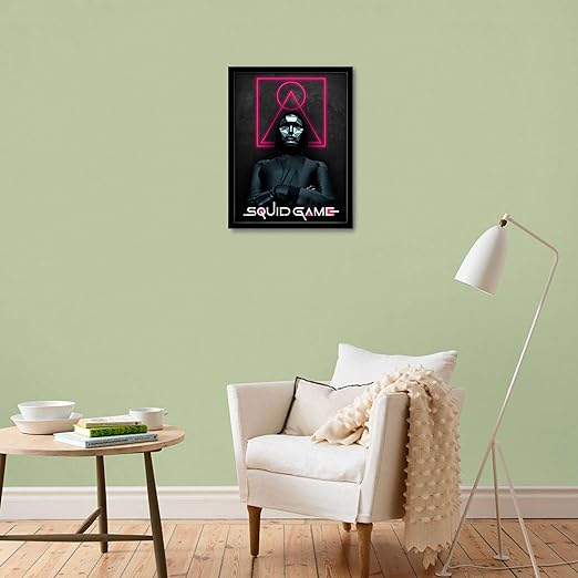 Craftolive Squid Game Black Man Wall Frame - PSTRN80