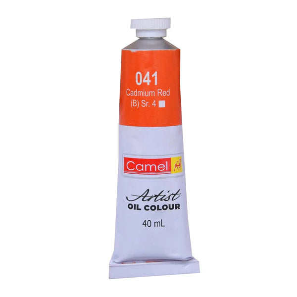 Camel Artist Oil Colour tube, 40ml, Cadmium Red shade