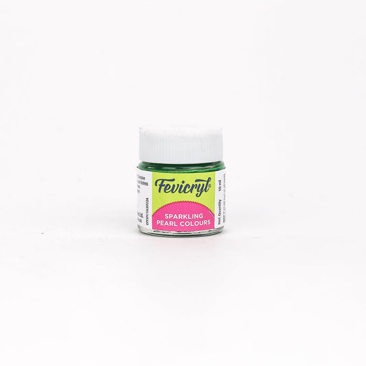 Pidilite Fevicryl Acrylic Colour, Sparkling Pearl Golden Green-911