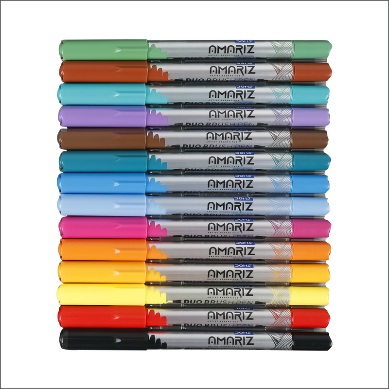 Doms Amariz Duo Brush Pens, 14 Shades