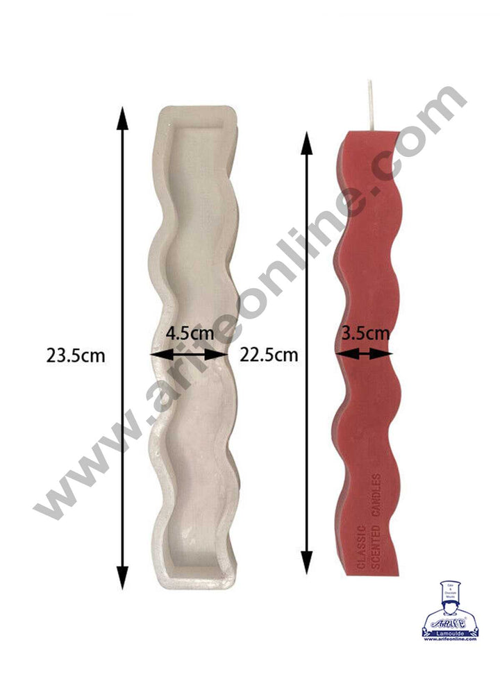 TRC Silicone Mould Candle Wavy #DYF6109