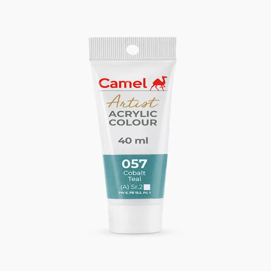Camel Artist Acrylic Colour Tube Loose (A) Series 2, 40ml, Cobalt Teal-057