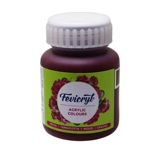 Pidilite Fevicryl Acrylic Colours 100ml, Maroon-14
