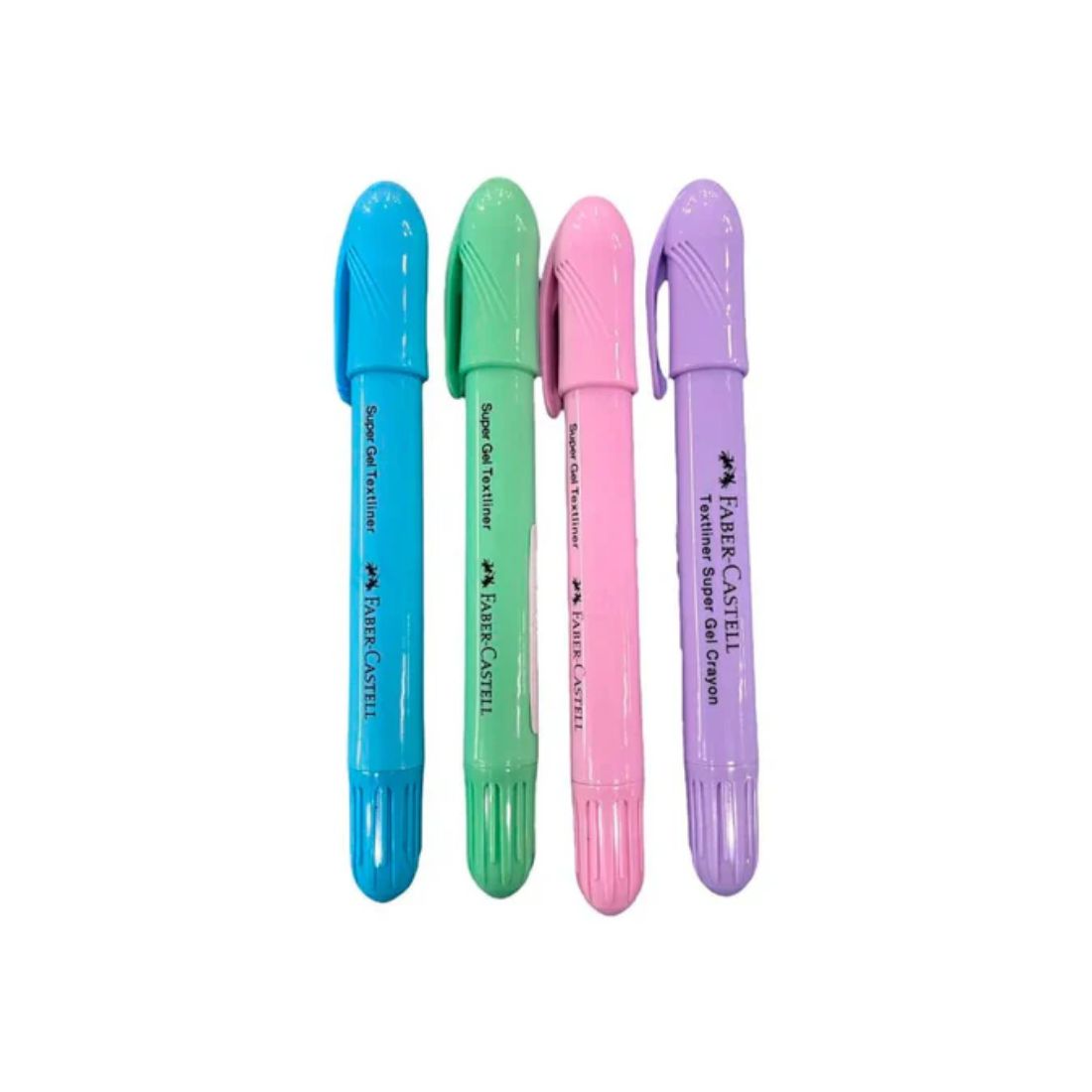 Faber-Castell Textliner Super Gel Crayons 4 Shades