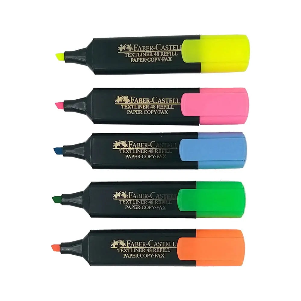 Faber-Castell Textliner Highlighters 5 Shades