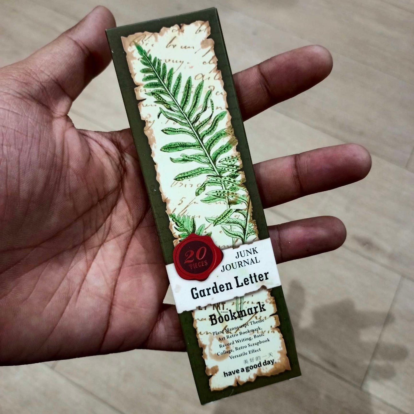 Have a Good Day Garden Letter Bookmarks 20pc #MHD-HYXJ001