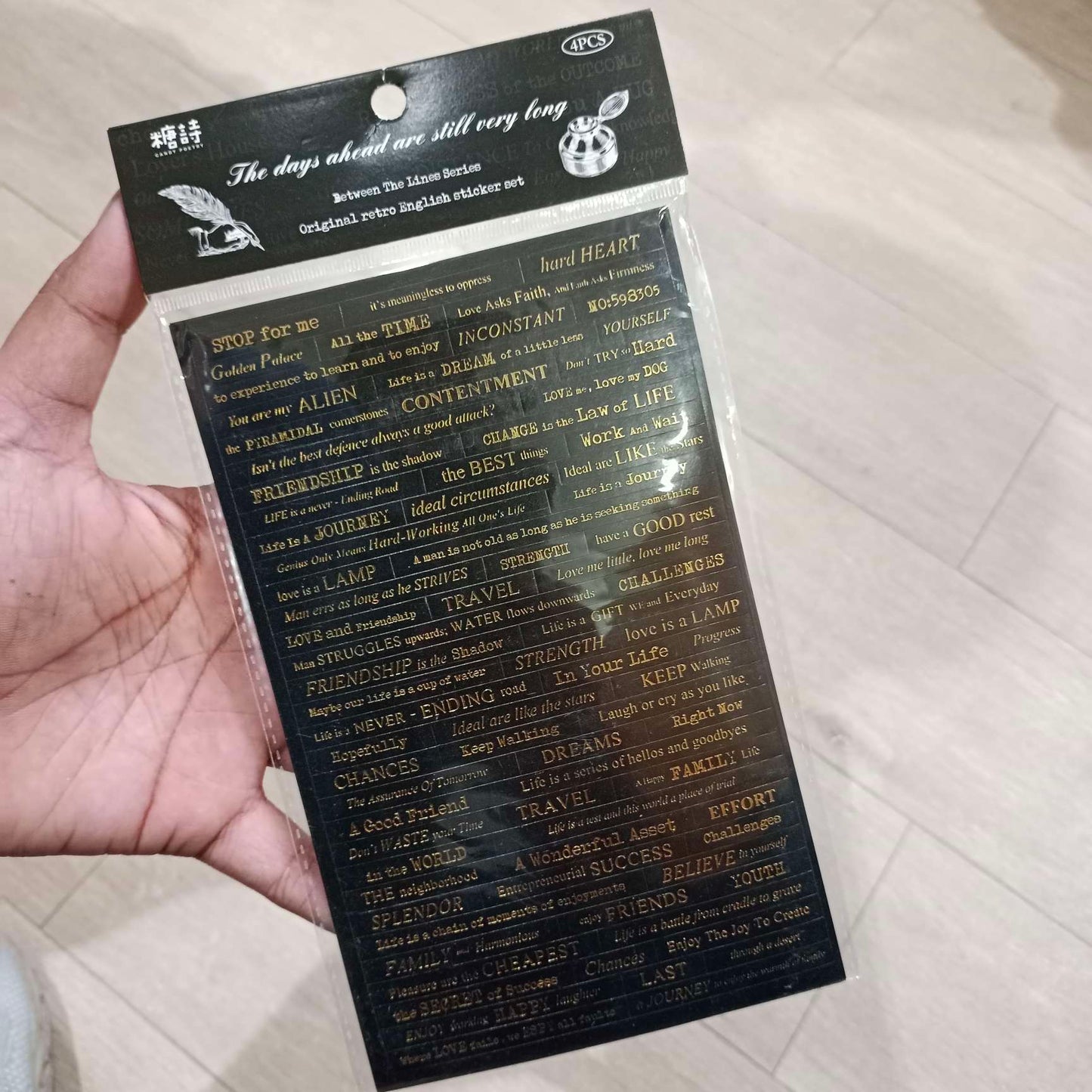 Candy Poetry The Days Ahead Sticker #TS07F033