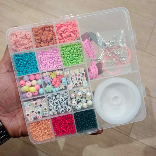 TRC Jewellery Beads Bracelet Making Kit #RAW4389