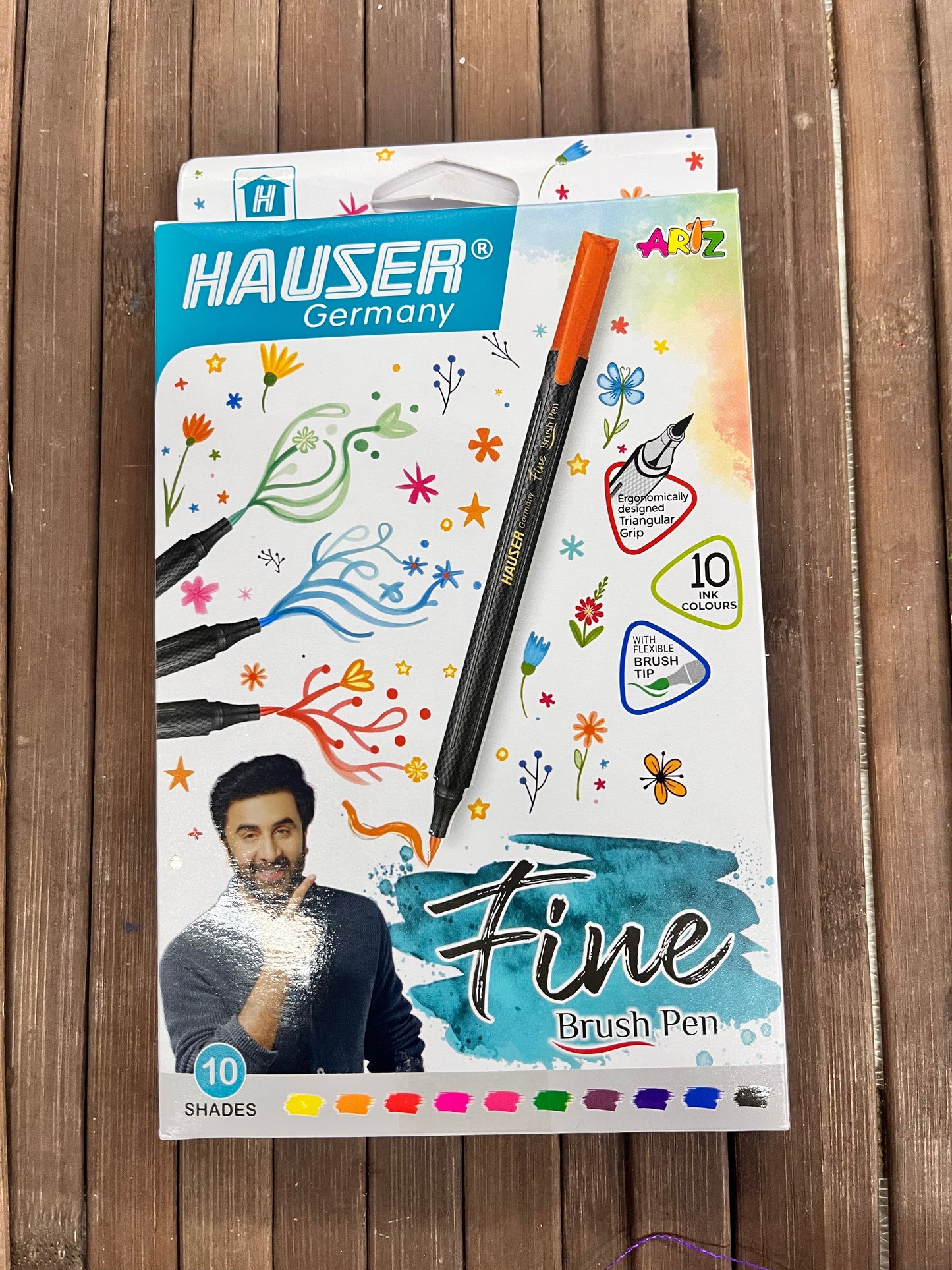 Hauser Fine Brush Pens, 10 Shades